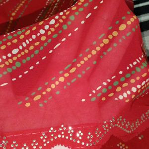 Jaipuri Print Saree👀❤️