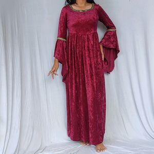 Velvet Gown Flared Sleeve 🤩