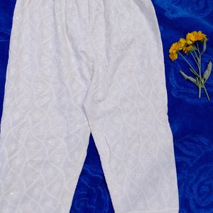 Chikankari Trouser.