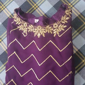 Ethnic gorgette dress size xl