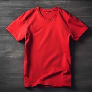 Red Tshirt Plain