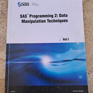 SAS Programming Basics Set Of 4 Books