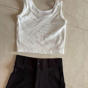 Crop Top With Trouser