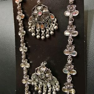 Long Oxidised Jewellery Sets