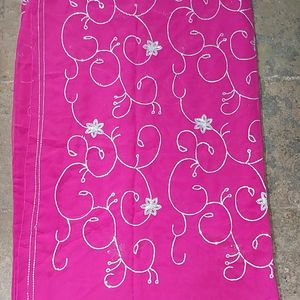 Magenta Saree