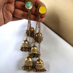 New Stylish 199 Only Golden Earrings