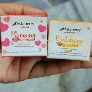 Astaberry Indulge Lip Plumping Mask + Balm