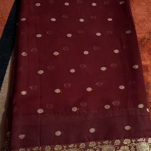 Saree With Small Buta Work