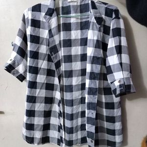 Chequered Quarter Sleeved Shirt