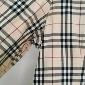 Burberry Plaid Button Down Shirt