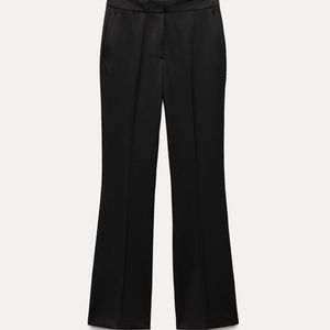 Zara Black Flared Trouser Pants🤍