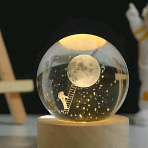 3d Crystal Ball Night Lamp