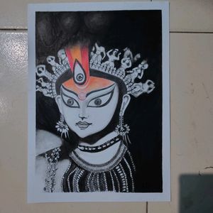 Durga Maa Orignal Hand Made Portrait