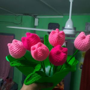 Crochet Tulip Bouquet 🌷❤️