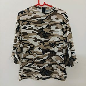 Military Printed Top