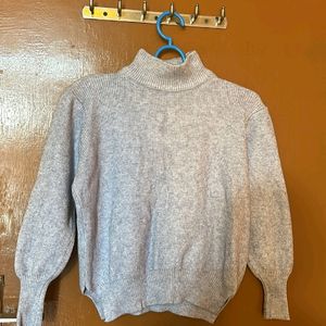 Pastel Pale Blue Turtleneck Sweater. 1500 Coins.