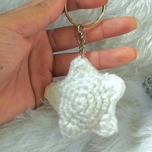 Crochet Star Keychain