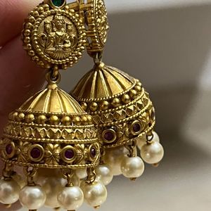 Gold Coated Jhumkas