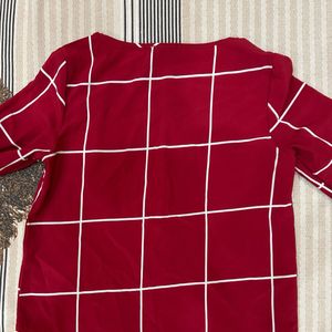 Maroon Top Medium Size