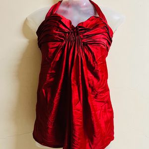 Vintage Pintrest Padded Red Rose Corset 🌹