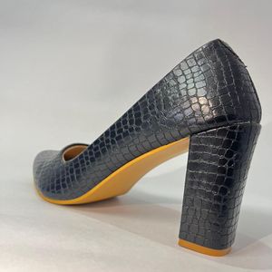 Black Block Heels Size Available