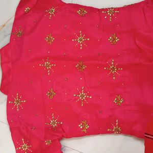 ❗Price Drop❗Gown With Pants N Banarsi Dupatta