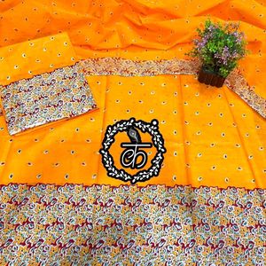 BEAUTIFUL COTTON PRINT RAJPUTI SUIT