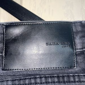 Zara Man - Black Stonewash Faded Jeans, Size 32, Condition: Good