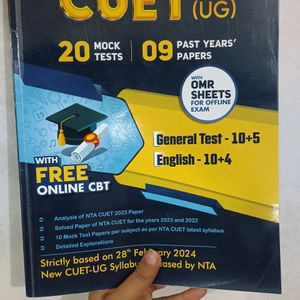 NTA CUET UG mock Test Book