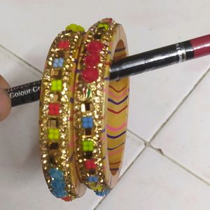 New Lac Bangles 2.6 Size