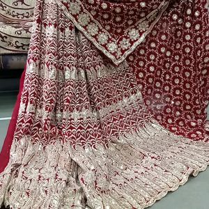 Red Beautiful Saree For Women