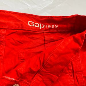 Gap Women Red Shorts