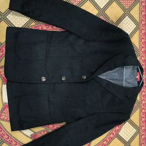 Formal and Partywear Black Wool Blazer