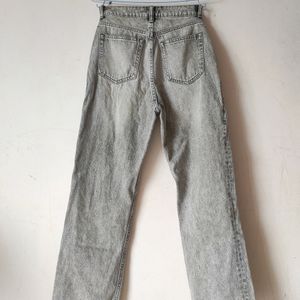 H&m Straight High Ankle Jeans