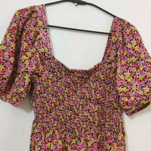 Beautiful Floral Dress From Zudio