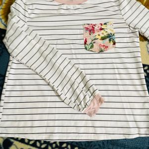 Shein Floral Print Tshirt