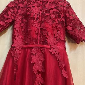 Corean China Red Hot Gown