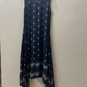 Navy blue long Dress