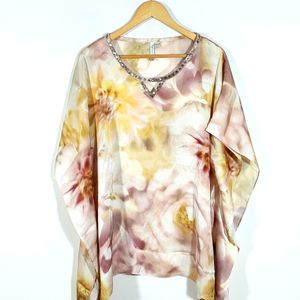 Multi Color Tie & Dye Kaftan Top (Women's)