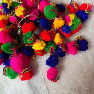 Colorful Pom Poms