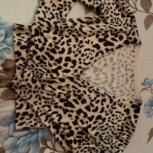 Animal Print Fully Stretchable Top