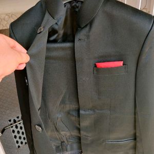 Black Jodhpuri Suit