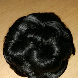 Black Clutcher Hair Juda Bun For Women's