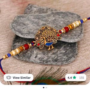 New Beautiful ❤️Crystal-Studded & Beaded Rakhi