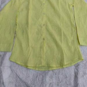 Women lemon Yellow Shirt.