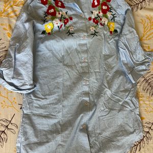 Floral Long Shirt