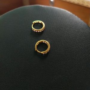 22k Pure Gold Saniya Bali 1 Pair