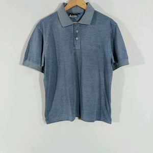 Grey Plain Casual T-Shirt (Men)