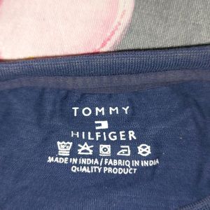 Tommy Hilfiger T-shirt Navy Blue In New Condition