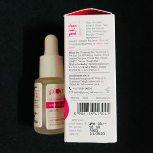 Plum Vit C Moisturiser And Hyaluronic Acid Serum